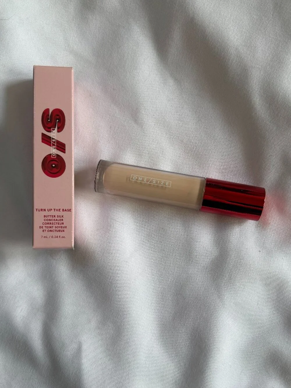 One / Size Turn Up the Base Butter Silk Concealer, Fair 2  Full size, 0.24 oz